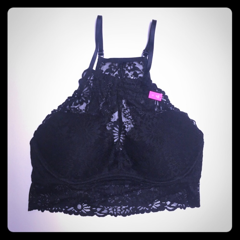 💝50% off Pink VS bra in black 💗